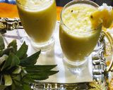 A picture of step 1 of Pina Colada.