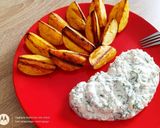 ,,Grillowane ziemniaki z gzikiem,, krok przepisu 2 zdjęcie