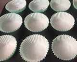 Foto del paso 3 de la receta: Cupcakes rellenos con arándanos, ruibarbo y queso crema