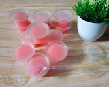 Foto langkah ke 5 dari resep Puding strawberry santan.