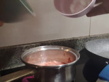 Atún marinado 3 días con salsa de tomate casera
