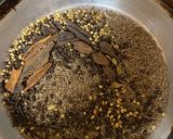 A picture of step 2 of Garammasala(all spices).