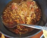 A picture of step 4 of Meat Sauce for Hotdogs and Nachos.