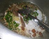 A picture of step 5 of Beef pulao.
