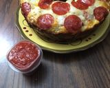 A picture of step 9 of Pizza monkey bread.