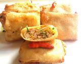 Foto langkah ke 5 dari resep Matabak Telur Tahu Mix Sayur.