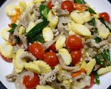 Foto langkah ke 10 dari resep Tumis jagung putren usus ayam.