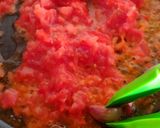 A picture of step 5 of Spaghetti with Tomato, Basil, and Garlic 🍝.