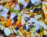 A picture of step 3 of Colorful pizza.