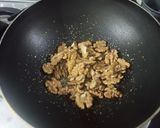 A picture of step 1 of Walnut Burfi.