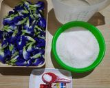 Foto langkah ke 1 dari resep 498. Sirup Bunga Telang.