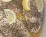 A picture of step 2 of Crockpot lemon basil chicken.