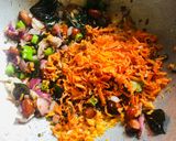 A picture of step 3 of Vegetable Bajra Khichadi.