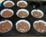 A picture of step 13 of Chocolate Zucchini Muffins (eggless).