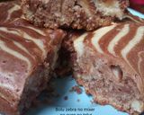 Foto langkah ke 8 dari resep Bolu zebra.