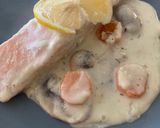 Une image de l'étape 5 de Blanquette de saumon.