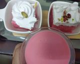A picture of step 9 of Rose milk cake.