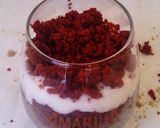A picture of step 7 of Red Velvet Amarula Parfait.