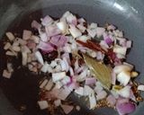 A picture of step 5 of Chana masala pulao.