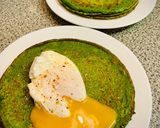 Foto del paso 1 de la receta: Hotcakes de Espinaca con huevo Ponchado 🥞🍃🍃