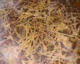 A picture of step 2 of Rice & sphagetti.
