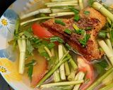 Hình bước làm 3 của món Canh cá diêu hồng nấu cần nước