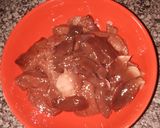 A picture of step 2 of Crumb ox liver.