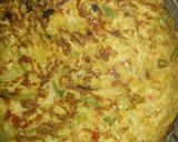 Foto del paso 17 de la receta: pastel de tortilla tres sabores rellena bañada con salsa crema de puerros