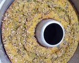 A picture of step 7 of Gujarati Handvo (multi grain savoury methi cake).