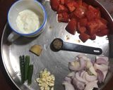 A picture of step 1 of Hariyali Aloo / Dhaniya Aloo.