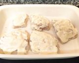 Foto del paso 4 de la receta: Bacalao al horno con mahonesa y cebolla