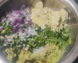 A picture of step 1 of Vatidal bhujiya sabji.