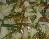 A picture of step 1 of Homemade mix vegetable atchar.