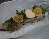 A picture of step 4 of Baked Fish Parcels With Samphire.