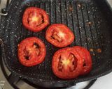 A picture of step 6 of Kala chaana tikki burger.