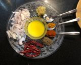 A picture of step 1 of Mewadi Dal.