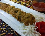 A picture of step 7 of Phulki(Dal Pakoras).