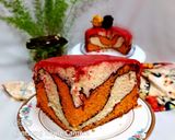 عکس مرحله 1 از دستور کیک زرافه ای