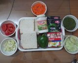 પીનવિલ સેન્ડવિચ (Pinwheel sandwich recipe in Gujarati) રેસીપી સ્ટેપ1ફોટો