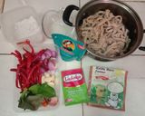 Foto langkah ke 1 dari resep Tumis Usus Ayam Rica Rica.