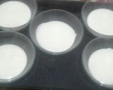 A picture of step 1 of Layered Muhallabia.