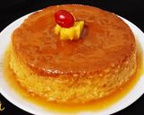 A picture of step 10 of Eggless Caramel Mango Pudding,Steamed, no bakeMango Pudding.