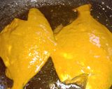 A picture of step 3 of Pomfret fry.