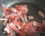 A picture of step 6 of Asparagus and Speck Risotto in a Parmesan Crust.