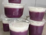 Puding Ubi Ungu Homemade
