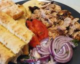 A picture of step 5 of Chicken Gyro at Home.