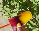 A picture of step 3 of Beetroot mango juice.