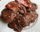A picture of step 4 of Frozen Yoghurt and Strawberry Chocolate Bites.