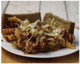 Pas rețetă Pizza ”LaMisto” cu paste și carne tocată 6 fotografie