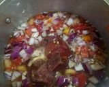A picture of step 1 of Tuwon shinkafa and miyan yakuwa.